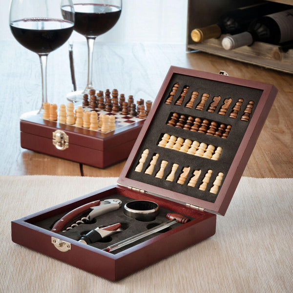 Set de Accesorios para Vino y Ajedrez  WinePlay™ 37 Piezas