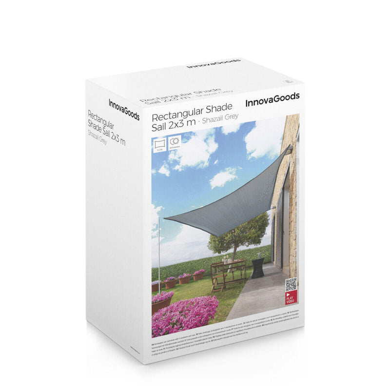 Toldo Vela de Sombra Rectangular Shazail  2 x 3 m