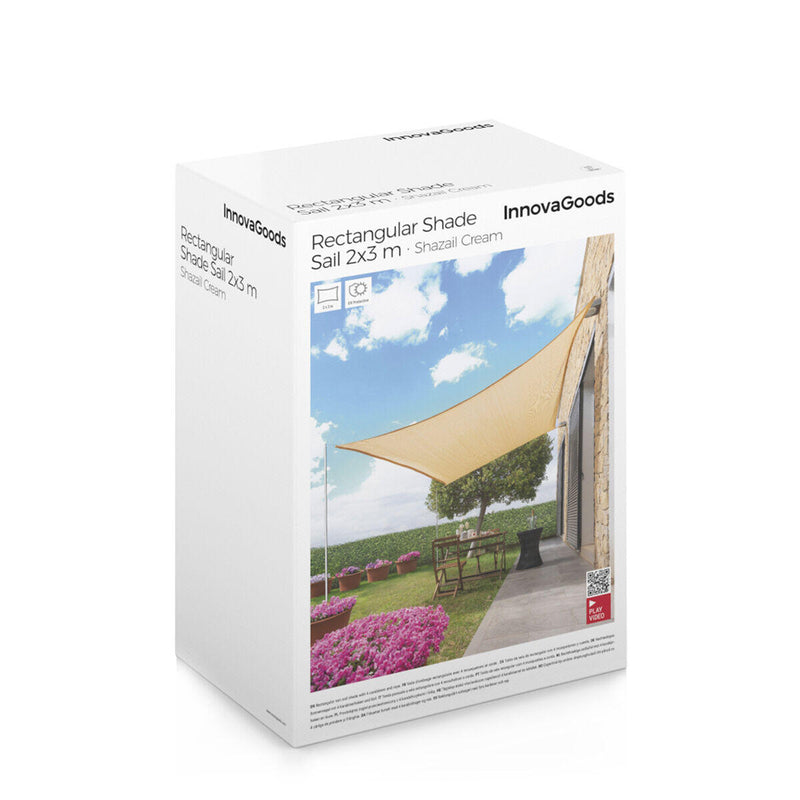 Toldo Vela de Sombra Rectangular Shazail  2 x 3 m